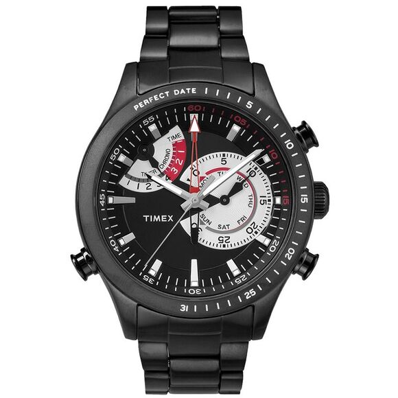 Timex Men's Intelligent Black Dial Watch - TW2P72800